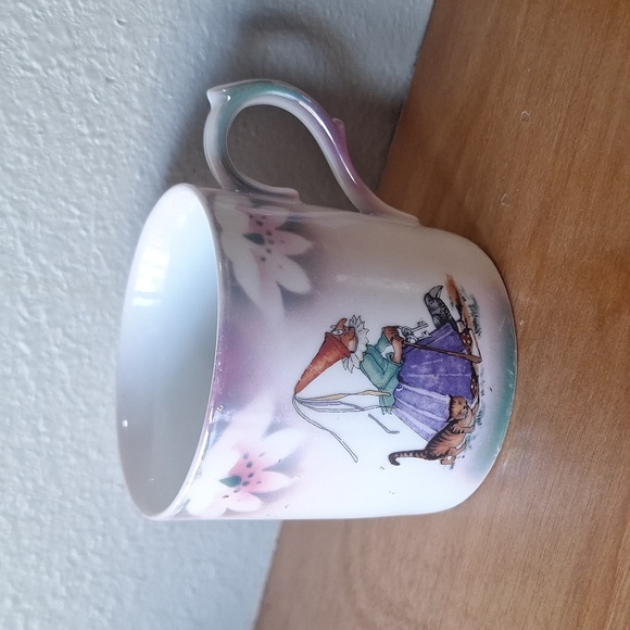 Antique Other - Antique German fairy witch elf gnome 1900 mug